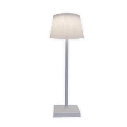 LED πορτατίφ επαναφορτιζόμενο 3W CCT (3 θερμοκρασίες φωτός - 3000k - 4000k - 5000k ) 230/5VDC σε λευκό χρώμα