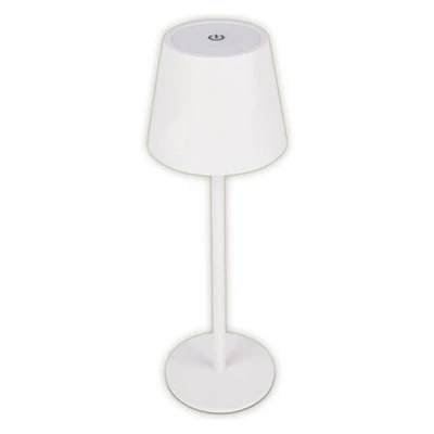 LED πορτατίφ PC επαναφορτιζόμενο CCT 3W USB 5VDC σε λευκό χρώμα IP44