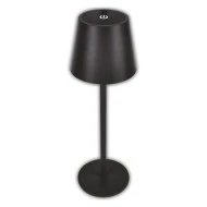 Πορτατίφ LED PC επαναφορτιζόμενο 3W CCT (3000k - 4000k - 5000k) USB 200Lm 5VDC μαύρο IP44