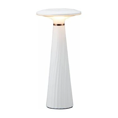 LED πορτατίφ PC επαναφορτιζόμενο USB Type-C 2.5W 230/5VDC 3000K με θερμό φως 180Lm μανιτάρι σε λευκό χρώμα IP54 LED πορτατίφ PC επαναφορτιζόμενο USB Type-C 2.5W 230/5VDC 3000K με θερμό φως 180Lm μανιτάρι σε λευκό χρώμα IP54