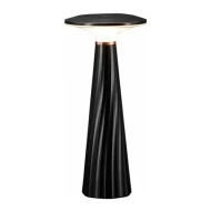 LED πορτατίφ PC επαναφορτιζόμενο 2.5W 230/5VDC 3000K θερμό φως μανιτάρι μαύρο με τρία επίπεδα ντιμαρίσματος IP54 LED πορτατίφ PC επαναφορτιζόμενο 2.5W 230/5VDC 3000K θερμό φως μανιτάρι μαύρο με τρία επίπεδα ντιμαρίσματος IP54