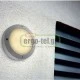 Πλαφονιέρα LED επίτοιχη 2.4W ψυχρό φως στρογγυλή σατινέ στεγανή IP54 αλουμίνιου με ματ γυαλί