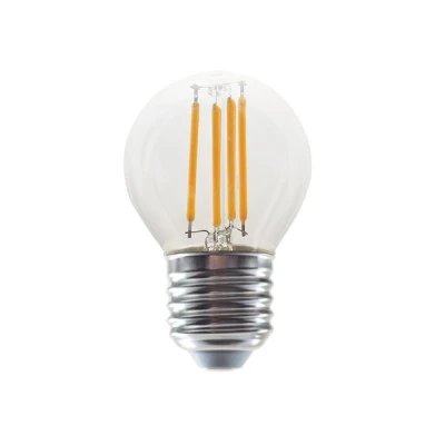 Λάμπα led σφαιρική filament Ε27 4W 230V 2700k θερμό λευκό φως 570lm με δυνατότητα ρύθμισης της έντασης φωτός & διάφανο κάλυμμα Λάμπα led σφαιρική filament Ε27 4W 230V 2700k θερμό λευκό φως 570lm με δυνατότητα ρύθμισης της έντασης φωτός & διάφανο κάλυμμα