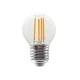 Λάμπα led σφαιρική filament Ε27 4W 230V 2700k θερμό λευκό φως 570lm με δυνατότητα ρύθμισης της έντασης φωτός & διάφανο κάλυμμα Λάμπα led σφαιρική filament Ε27 4W 230V 2700k θερμό λευκό φως 570lm με δυνατότητα ρύθμισης της έντασης φωτός & διάφανο κάλυμμα
