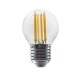 Λάμπα LED  Filament 6W E27 θερμό λευκό φως 2700K 760lm G45 ντιμαριζόμενη με διάφανο κάλυμμα