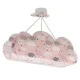 Παιδικό φωτιστικό οροφής τρίφωτο Clouds Pink με ντουί Ε27x3 ιδανικό για γενικό φωτισμό & αποφυγή σκιών στο δωμάτιο