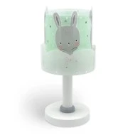Παιδικό φωτιστικό κομοδίνου Baby Bunny Green με ντουί Ε14x1 κατάλληλο για συμπληρωματικό φωτισμό & φωσφορίζοντα μέρη στο σκοτάδι