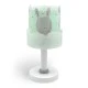 Παιδικό φωτιστικό κομοδίνου Baby Bunny Green με ντουί Ε14x1 κατάλληλο για συμπληρωματικό φωτισμό & φωσφορίζοντα μέρη στο σκοτάδι