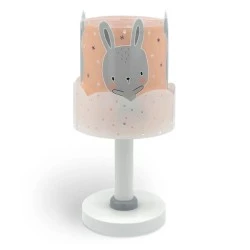 Παιδικό φωτιστικό κομοδίνου Baby Bunny Sommon με ντουί Ε14x1 κατάλληλο για συμπληρωματικό φωτισμό & ανεξίτηλη εκτύπωση χρωμάτων