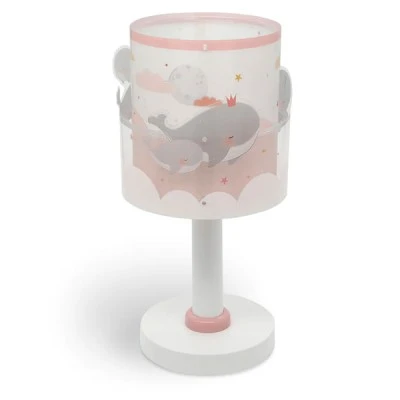 Παιδικό φωτιστικό επιτραπέζιο Whale Dreams Pink διπλού τοιχώματος με ντουί Ε14x1 max 23W & ανεξίτηλη εκτύπωση χρωμάτων στα τοιχώματα Παιδικό φωτιστικό επιτραπέζιο Whale Dreams Pink διπλού τοιχώματος με ντουί Ε14x1 max 23W & ανεξίτηλη εκτύπωση χρωμάτων στα τοιχώματα
