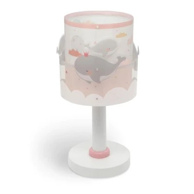 Παιδικό φωτιστικό επιτραπέζιο Whale Dreams Pink διπλού τοιχώματος με ντουί Ε14x1 max 23W & ανεξίτηλη εκτύπωση χρωμάτων στα τοιχώματα Παιδικό φωτιστικό επιτραπέζιο Whale Dreams Pink διπλού τοιχώματος με ντουί Ε14x1 max 23W & ανεξίτηλη εκτύπωση χρωμάτων στα τοιχώματα