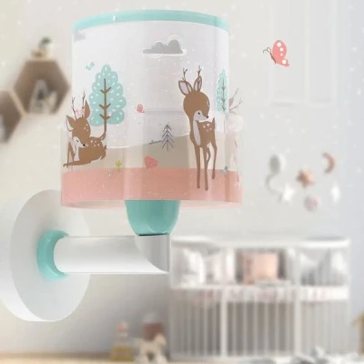 Παιδικό φωτιστικό απλίκα Loving Deer διπλού τοιχώματος με ντουί Ε27x1 κατάλληλο για γενικό ή συμπληρωματικό φωτισμό & διάβασμα Παιδικό φωτιστικό απλίκα Loving Deer διπλού τοιχώματος με ντουί Ε27x1 κατάλληλο για γενικό ή συμπληρωματικό φωτισμό & διάβασμα