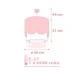 Παιδικό κρεμαστό φωτιστικό οροφής Sweet Love Pink με ντουί Ε27x1 για φωτισμό χωρίς σκιές & ανεξίτηλη εκτύπωση χρωμάτων στα τοιχώματα Παιδικό κρεμαστό φωτιστικό οροφής Sweet Love Pink με ντουί Ε27x1 για φωτισμό χωρίς σκιές & ανεξίτηλη εκτύπωση χρωμάτων στα τοιχώματα