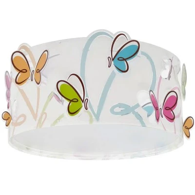 Παιδικό φωτιστικό Butterfly πλαφονιέρα με ντουί Ε27x2 ιδανικό για γενικό φωτισμό & με ανεξίτηλη εκτύπωση σε διάφανο υλικό διπλού τοιχώματος Παιδικό φωτιστικό Butterfly πλαφονιέρα με ντουί Ε27x2 ιδανικό για γενικό φωτισμό & με ανεξίτηλη εκτύπωση σε διάφανο υλικό διπλού τοιχώματος