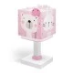Παιδικό φωτιστικό επιτραπέζιο Baby Jungle Pink διπλού τοιχώματος με ντουί Ε14x1 & φωσφορίζοντα μέρη στο σκοτάδι