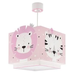 Παιδικό κρεμαστό φωτιστικό Baby JunglePink διπλού τοιχώματος με ντουί Ε27x1 φωσφορίζοντα μέρη & ανεξίτηλη εκτύπωση χρωμάτων Παιδικό κρεμαστό φωτιστικό Baby JunglePink διπλού τοιχώματος με ντουί Ε27x1 φωσφορίζοντα μέρη & ανεξίτηλη εκτύπωση χρωμάτων