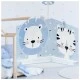 Παιδικό κρεμαστό φωτιστικό οροφής Baby Jungle Blue με ντουί Ε27x1 για φωτισμό χωρίς σκιές με φωσφορίζοντα μαγικά μέρη στο σκοτάδι 