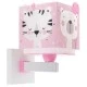 Παιδικό φωτιστικό απλίκα Baby Jungle Pink διπλού τοιχώματος με ντουί Ε27x1 με ανεξίτηλη εκτύπωση χρωμάτων Παιδικό φωτιστικό απλίκα Baby Jungle Pink διπλού τοιχώματος με ντουί Ε27x1 με ανεξίτηλη εκτύπωση χρωμάτων