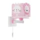 Παιδικό φωτιστικό απλίκα Baby Jungle Pink διπλού τοιχώματος με ντουί Ε27x1 με ανεξίτηλη εκτύπωση χρωμάτων Παιδικό φωτιστικό απλίκα Baby Jungle Pink διπλού τοιχώματος με ντουί Ε27x1 με ανεξίτηλη εκτύπωση χρωμάτων