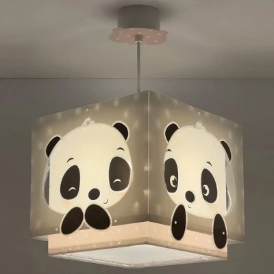 Παιδικό φωτιστικό οροφής κρεμαστό Panda Pink διπλού τοιχώματος με ντουί Ε27x1 & ανεξίτηλη εκτύπωση χρωμάτων Παιδικό φωτιστικό οροφής κρεμαστό Panda Pink διπλού τοιχώματος με ντουί Ε27x1 & ανεξίτηλη εκτύπωση χρωμάτων