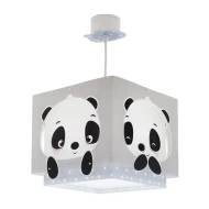 Παιδικό φωτιστικό οροφής κρεμαστό Panda Blue με ντουί Ε27x1 διπλού τοιχώματος & μαγικά φωσφορίζοντα μέρη στο σκοτάδι Παιδικό φωτιστικό οροφής κρεμαστό Panda Blue με ντουί Ε27x1 διπλού τοιχώματος & μαγικά φωσφορίζοντα μέρη στο σκοτάδι