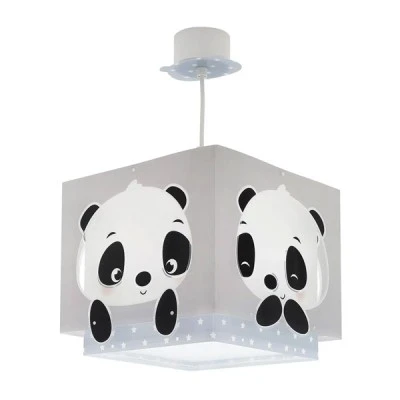 Παιδικό φωτιστικό οροφής κρεμαστό Panda Blue με ντουί Ε27x1 διπλού τοιχώματος & μαγικά φωσφορίζοντα μέρη στο σκοτάδι Παιδικό φωτιστικό οροφής κρεμαστό Panda Blue με ντουί Ε27x1 διπλού τοιχώματος & μαγικά φωσφορίζοντα μέρη στο σκοτάδι