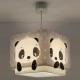 Παιδικό φωτιστικό οροφής κρεμαστό Panda Green με ντουί Ε27x1 διπλού τοιχώματος με φωσφορίζοντα μέρη στο σκοτάδι κατάλληλο για γενικό φωτισμό Παιδικό φωτιστικό οροφής κρεμαστό Panda Green με ντουί Ε27x1 διπλού τοιχώματος με φωσφορίζοντα μέρη στο σκοτάδι κατάλληλο για γενικό φωτισμό
