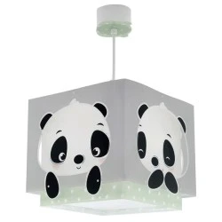 Παιδικό φωτιστικό οροφής κρεμαστό Panda Green με ντουί Ε27x1 διπλού τοιχώματος με φωσφορίζοντα μέρη στο σκοτάδι κατάλληλο για γενικό φωτισμό Παιδικό φωτιστικό οροφής κρεμαστό Panda Green με ντουί Ε27x1 διπλού τοιχώματος με φωσφορίζοντα μέρη στο σκοτάδι κατάλληλο για γενικό φωτισμό