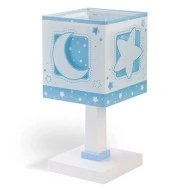 Παιδικό φωτιστικό κομοδίνου MoonLight Blue  με ντουί Ε14x1 κατάλληλο για συμπληρωματικό φωτισμό & φωσφορίζοντα μέρη στο σκοτάδι