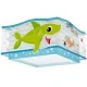 Παιδικό φωτιστικό οροφής πλαφονιέρα Little Shark με ντουί E27 x 2 με φωσφορίζοντα στο σκοτάδι εξωτερικά μέρη & ανάρτηση click & go Παιδικό φωτιστικό οροφής πλαφονιέρα Little Shark με ντουί E27 x 2 με φωσφορίζοντα στο σκοτάδι εξωτερικά μέρη & ανάρτηση click & go
