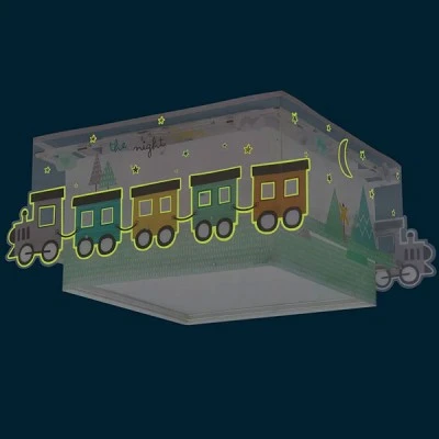 Παιδικό φωτιστικό οροφής πλαφονιέρα The Night Train με ντουί Ε27x2 ιδανικό για γενικό φωτισμό & ανεξίτηλη εκτύπωση σε διάφανο υλικό διπλού τοιχώματος Παιδικό φωτιστικό οροφής πλαφονιέρα The Night Train με ντουί Ε27x2 ιδανικό για γενικό φωτισμό & ανεξίτηλη εκτύπωση σε διάφανο υλικό διπλού τοιχώματος