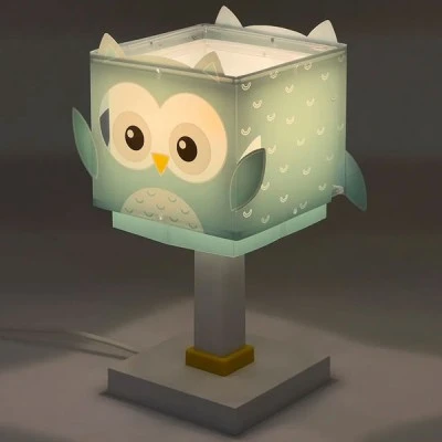 Παιδικό φωτιστικό κομοδίνου Little Owl με ντουί Ε14x1 κατάλληλο για συμπληρωματικό φωτισμό & ανεξίτηλη εκτύπωση χρωμάτων