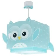 Παιδικό κρεμαστό φωτιστικό οροφής Little Owl διπλού τοιχώματος με ντουί Ε27x1 & φωσφορίζοντα μαγικά μέρη στο σκοτάδι
