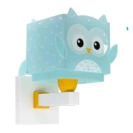 Παιδικό φωτιστικό απλίκα  τοίχου Little Owl διπλού τοιχώματος με ντουί Ε27x1 max 15W κατάλληλο για συμπληρωματικό φωτισμό & διάβασμα