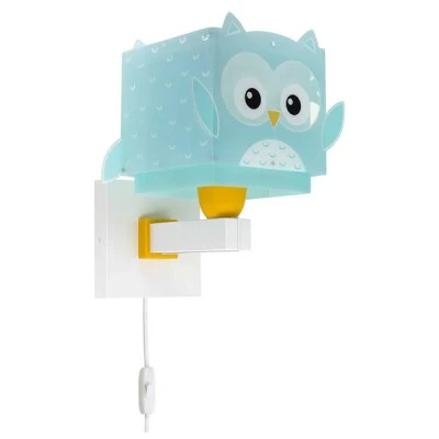 Παιδικό φωτιστικό απλίκα τοίχου Little Owl διπλού τοιχώματος με ντουί Ε27x1 max 15W κατάλληλο για συμπληρωματικό φωτισμό & διάβασμα Παιδικό φωτιστικό απλίκα τοίχου Little Owl διπλού τοιχώματος με ντουί Ε27x1 max 15W κατάλληλο για συμπληρωματικό φωτισμό & διάβασμα