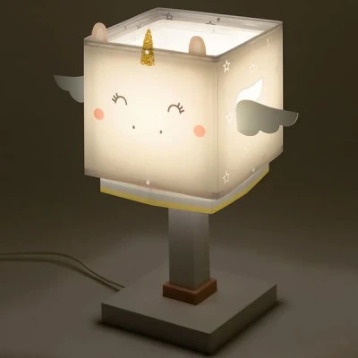 Παιδικό φωτιστικό επιτραπέζιο Little Unicorn διπλού τοιχώματος με διακόπτη on/off φωτισμό με ντουί Ε14x1 & φωσφορίζοντα μέρη στο σκοτάδι Παιδικό φωτιστικό επιτραπέζιο Little Unicorn διπλού τοιχώματος με διακόπτη on/off φωτισμό με ντουί Ε14x1 & φωσφορίζοντα μέρη στο σκοτάδι