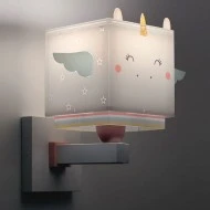 Παιδικό φωτιστικό απλίκα τοίχου Little Unicorn διπλού τοιχώματος με ντουί Ε27x1 κατάλληλο για συμπληρωματικό φωτισμό & διάβασμα Παιδικό φωτιστικό απλίκα τοίχου Little Unicorn διπλού τοιχώματος με ντουί Ε27x1 κατάλληλο για συμπληρωματικό φωτισμό & διάβασμα