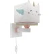 Παιδικό φωτιστικό απλίκα τοίχου Little Unicorn διπλού τοιχώματος με ντουί Ε27x1 κατάλληλο για συμπληρωματικό φωτισμό & διάβασμα