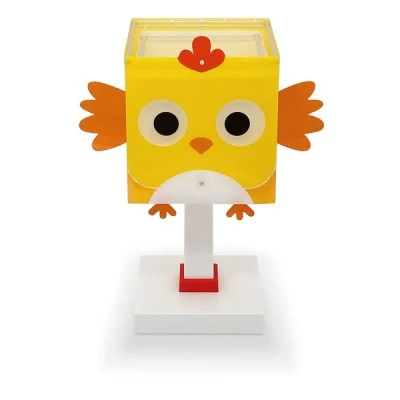 Παιδικό φωτιστικό κομοδίνου Little Chicken με ντουί Ε14x1 κατάλληλο για συμπληρωματικό φωτισμό & ανεξίτηλη εκτύπωση χρωμάτων