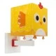 Παιδικό φωτιστικό απλίκα Little Chicken τοίχου με ντουί Ε27x1 κατάλληλο για συμπληρωματικό φωτισμό & διάβασμα διπλού τοιχώματος 