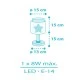 Παιδικό φωτιστικό κομοδίνου Baby Dreams Blue με ντουί Ε14x1 κατάλληλο για συμπληρωματικό φωτισμό & διακόπτη on/off Παιδικό φωτιστικό κομοδίνου Baby Dreams Blue με ντουί Ε14x1 κατάλληλο για συμπληρωματικό φωτισμό & διακόπτη on/off