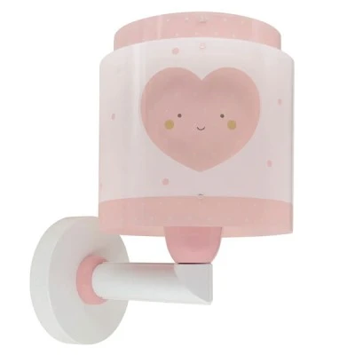 Παιδικό φωτιστικό απλίκα  τοίχου Baby Dreams Pink  διπλού τοιχώματος με ντουί Ε27x1  κατάλληλο για συμπληρωματικό φωτισμό & διάβασμα
