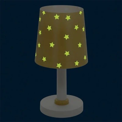 Παιδικό φωτιστικό κομοδίνου Starlight Yellow με ντουί Ε14x1 κατάλληλο για συμπληρωματικό φωτισμό & ανεξίτηλη εκτύπωση χρωμάτων