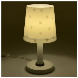 Παιδικό φωτιστικό κομοδίνου Starlight White με ντουί Ε14x1 κατάλληλο για συμπληρωματικό φωτισμό & ανεξίτηλη εκτύπωση χρωμάτων