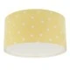 Παιδικό φωτιστικό Starlight Yellow  πλαφονιέρα με ντουί Ε27x2 με ανεξίτηλη εκτύπωση σε διάφανο υλικό διπλού τοιχώματος
