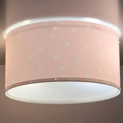 Παιδικό φωτιστικό Starlight Pink πλαφονιέρα με ντουί Ε27x2 ιδανικό για γενικό φωτισμό & με ανεξίτηλη εκτύπωση σε διάφανο υλικό διπλού τοιχώματος Παιδικό φωτιστικό Starlight Pink πλαφονιέρα με ντουί Ε27x2 ιδανικό για γενικό φωτισμό & με ανεξίτηλη εκτύπωση σε διάφανο υλικό διπλού τοιχώματος