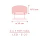 Παιδικό φωτιστικό Starlight Pink πλαφονιέρα με ντουί Ε27x2 ιδανικό για γενικό φωτισμό & με ανεξίτηλη εκτύπωση σε διάφανο υλικό διπλού τοιχώματος Παιδικό φωτιστικό Starlight Pink πλαφονιέρα με ντουί Ε27x2 ιδανικό για γενικό φωτισμό & με ανεξίτηλη εκτύπωση σε διάφανο υλικό διπλού τοιχώματος