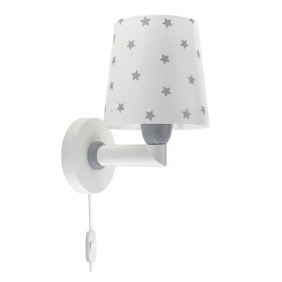 Παιδικό φωτιστικό απλίκα Starlight White τοίχου με ντουί Ε27x1 κατάλληλο για συμπληρωματικό φωτισμό & διάβασμα Παιδικό φωτιστικό απλίκα Starlight White τοίχου με ντουί Ε27x1 κατάλληλο για συμπληρωματικό φωτισμό & διάβασμα