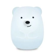 Παιδικό φωτιστικό νυκτός φορητό Bear mini light LED με δυνατότητα εναλλαγής RGBW - χρονοδιακόπτη και μεγάλη αυτονομία IP20