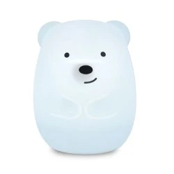 Παιδικό φωτιστικό νυκτός φορητό Bear mini light LED με δυνατότητα εναλλαγής RGBW - χρονοδιακόπτη και μεγάλη αυτονομία IP20